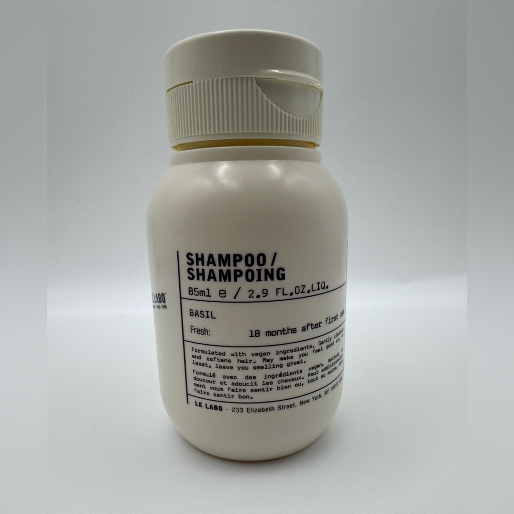 2 for $25 Item, LE LABO Basil Shampoo, Travel Size 85ml, NEW